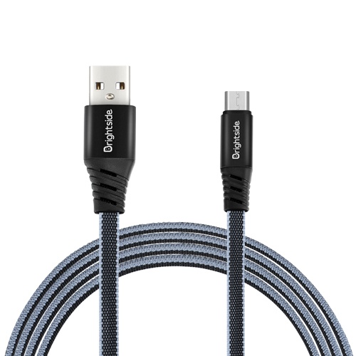 Flat-data-charging-cable-black