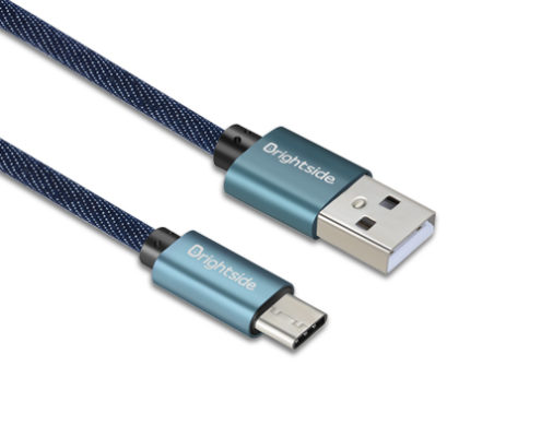 Nylon-jean-data-charging-cable